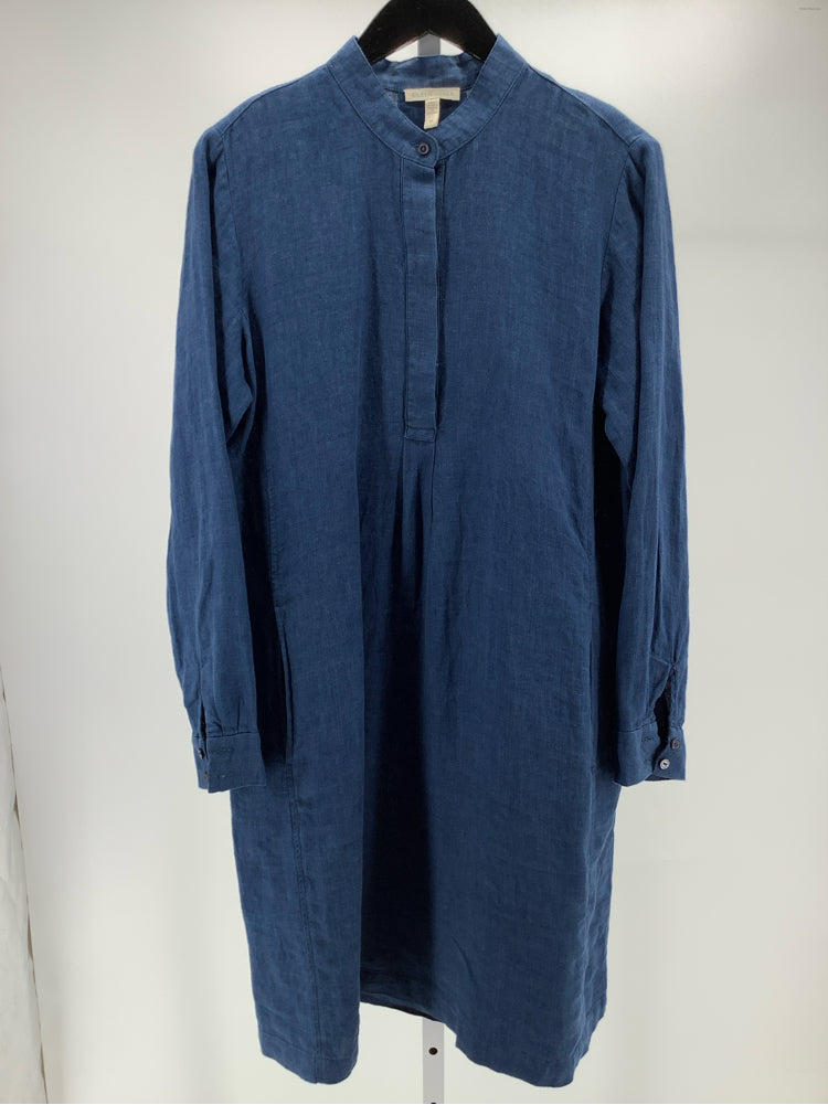 Eileen Fisher Size S Blue Dress