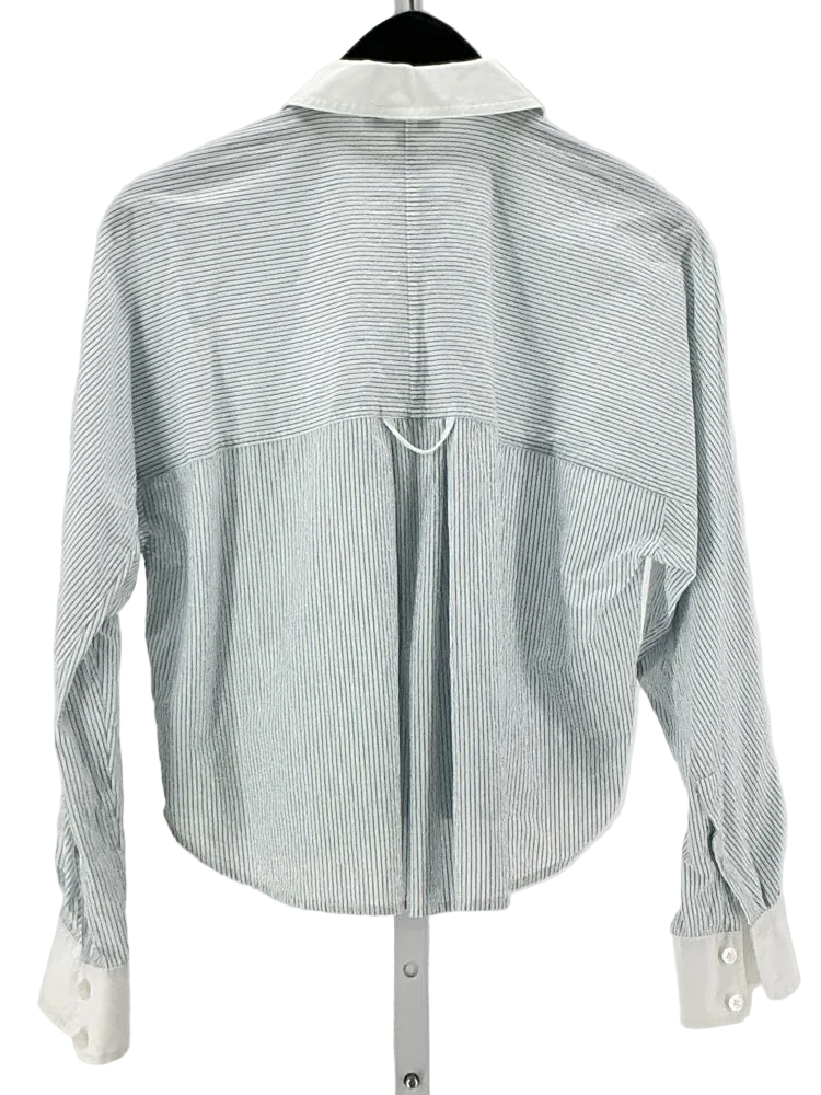 Madewell Size XS Blue & White Shirt