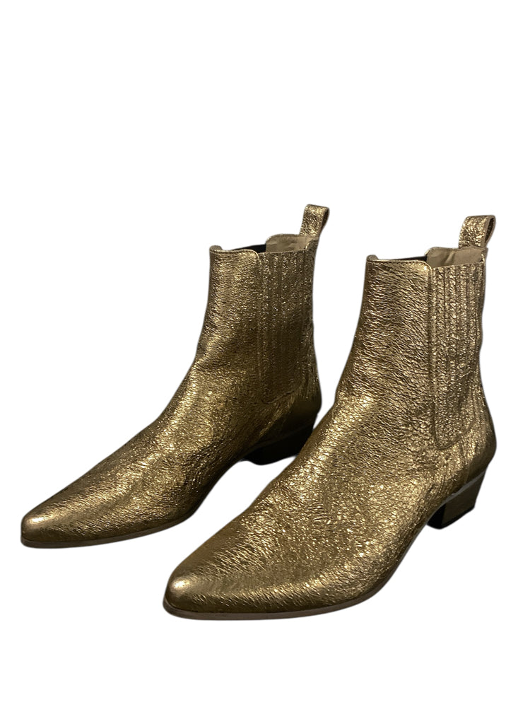 Ivylee Shoe Size 7 Gold Booties