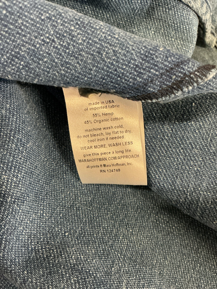 Mara Hoffman Size 12 Denim Annetta Dress