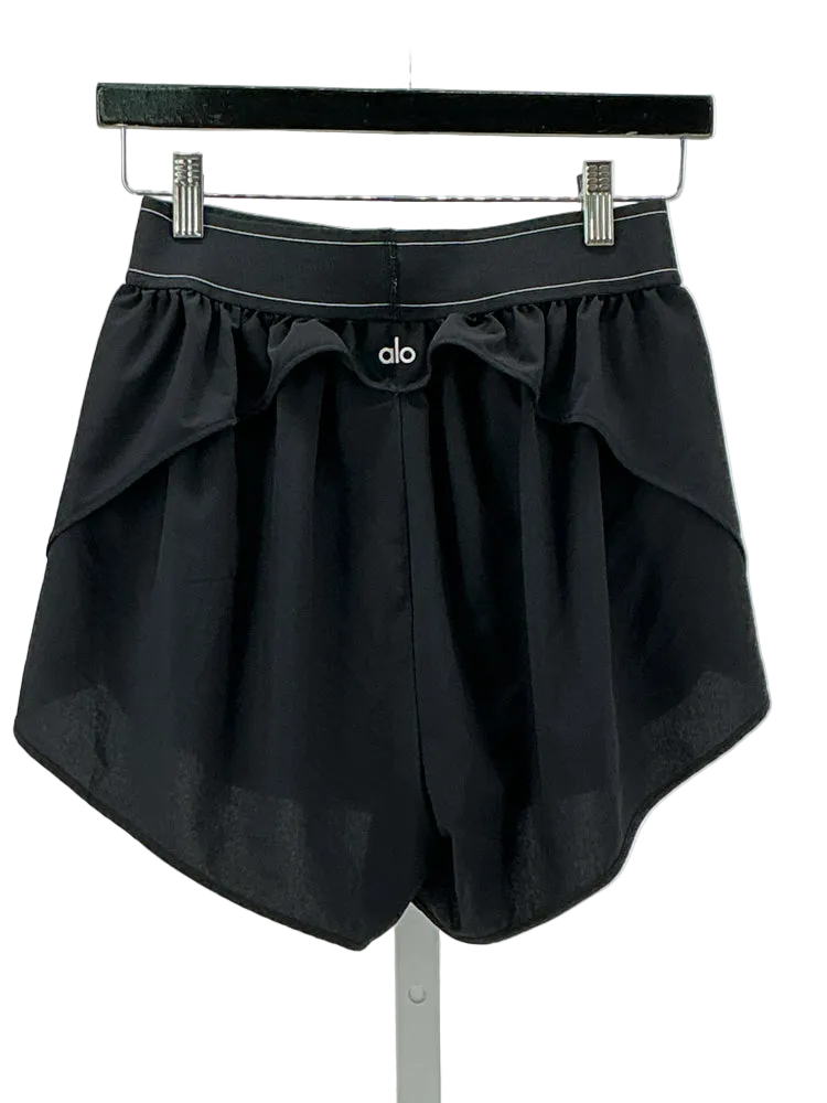 Alo Size S Black MATCH POINT Shorts