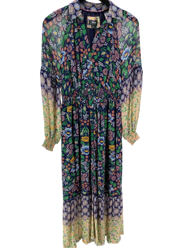 Maeve Size XS Navy multi Dress