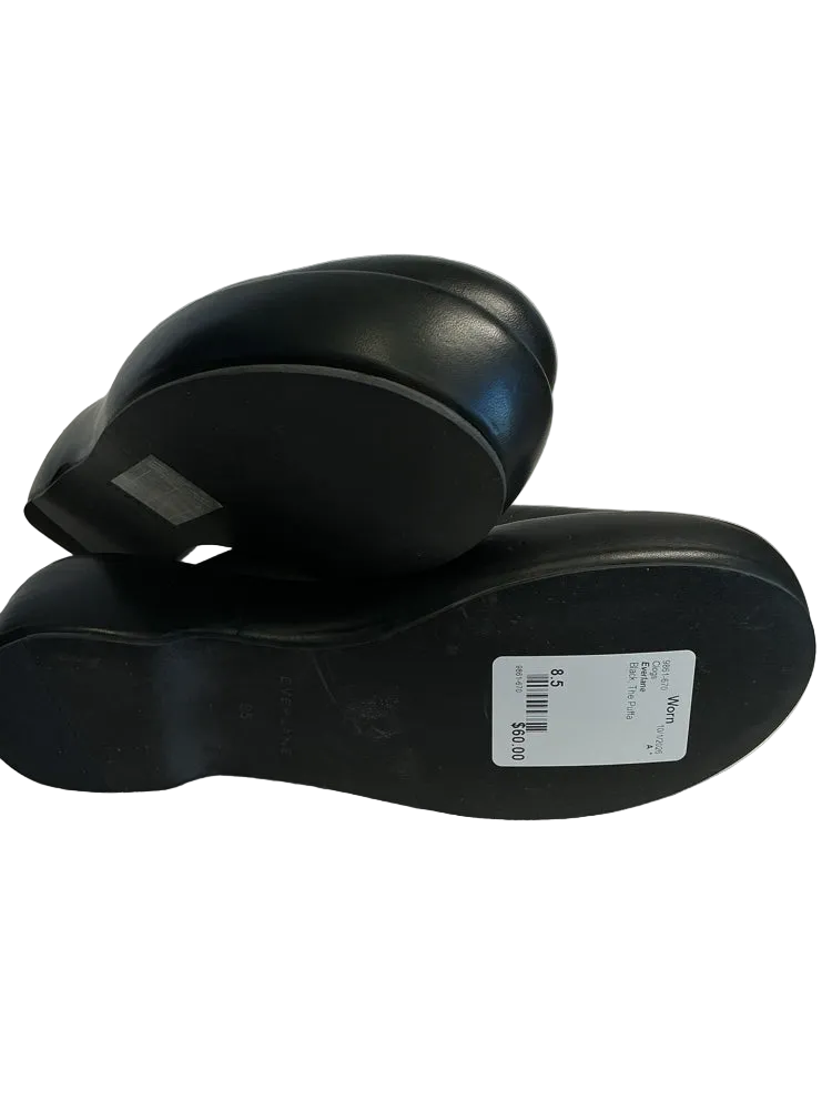Everlane Shoe Size 8.5 Black The Puffa Clogs