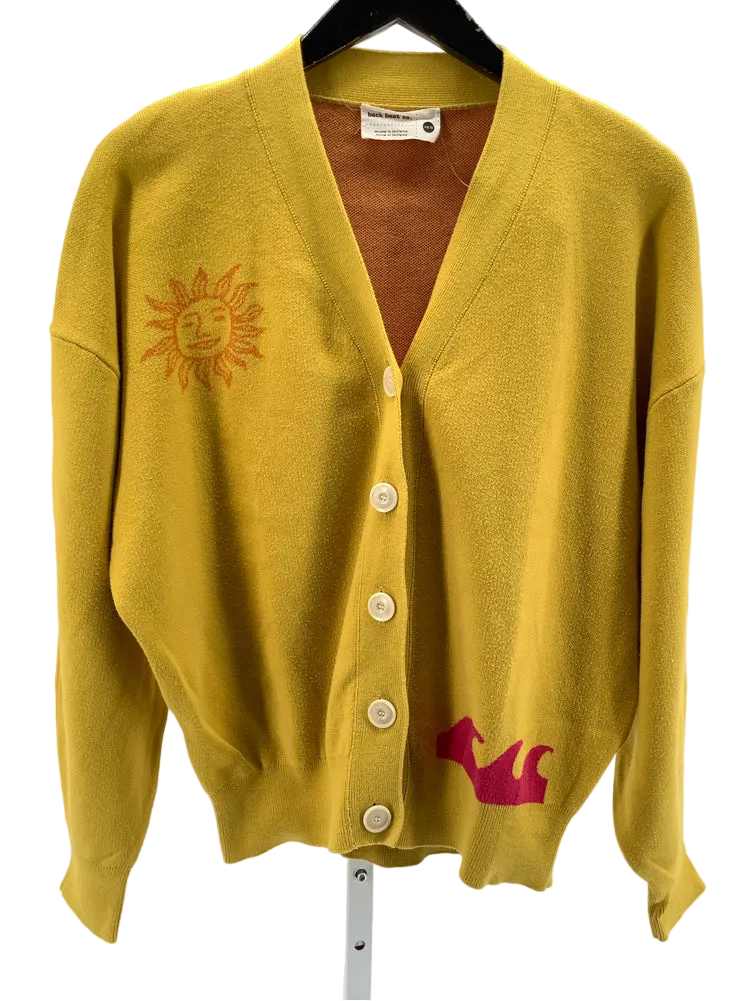 back beat co. Size XS/S Yellow Elements Cardigan
