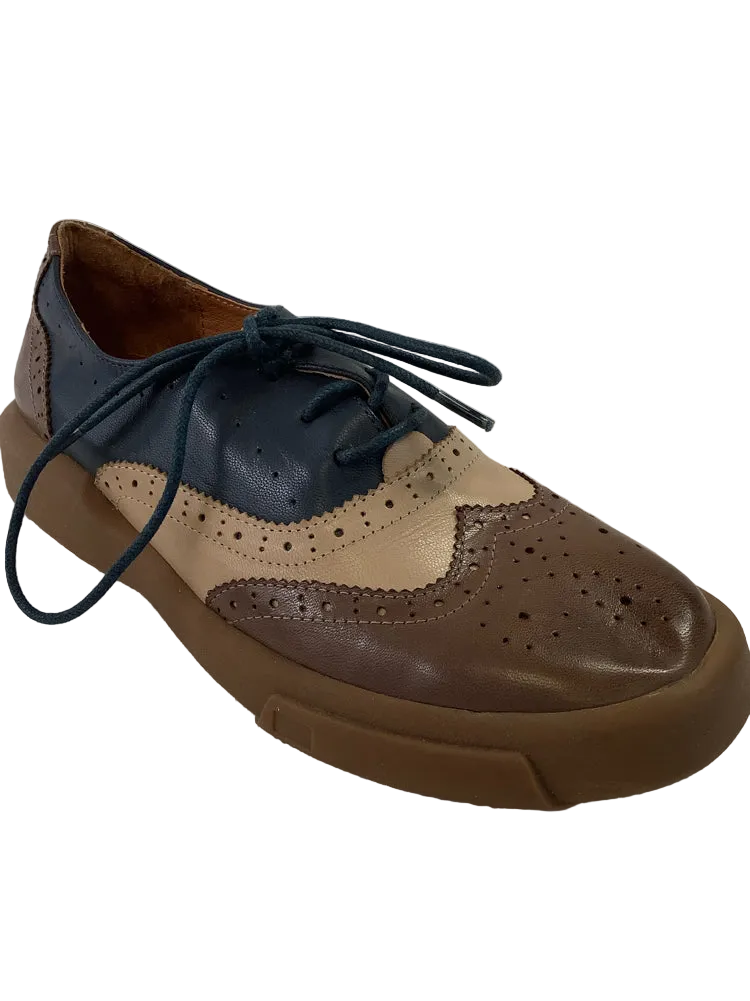 Obiono Shoe Size 6 Brown & Navy Oxford