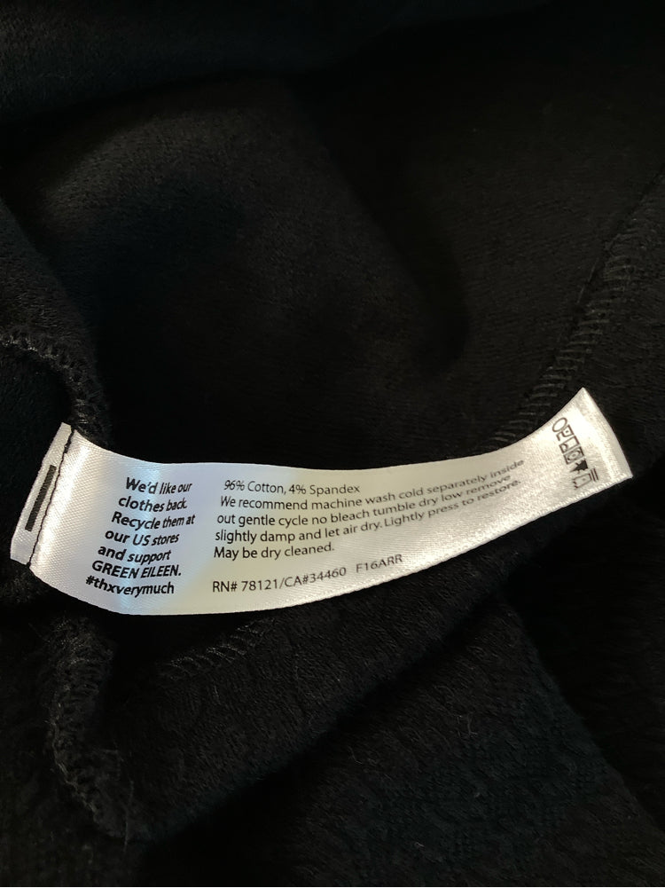 Eileen Fisher Size XL Black Sweatshirt