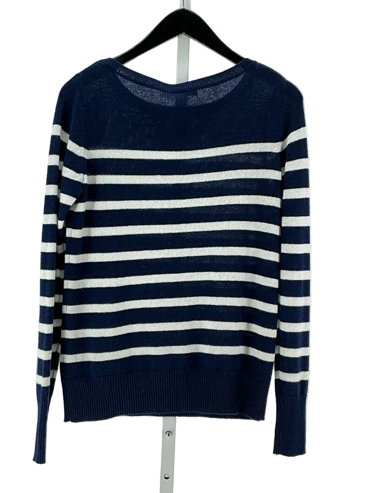 Vineyard Vines Size XS Navy & white Sweater