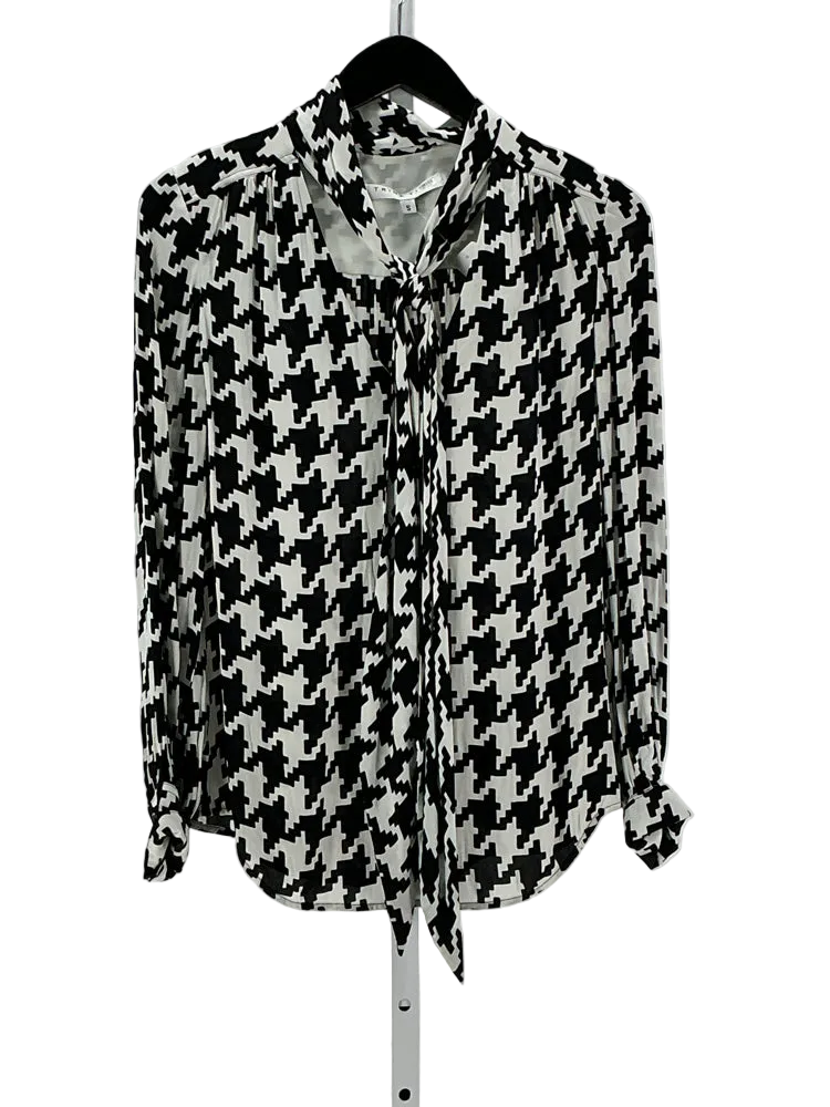 Trina Turk Size S Black & White Shirt