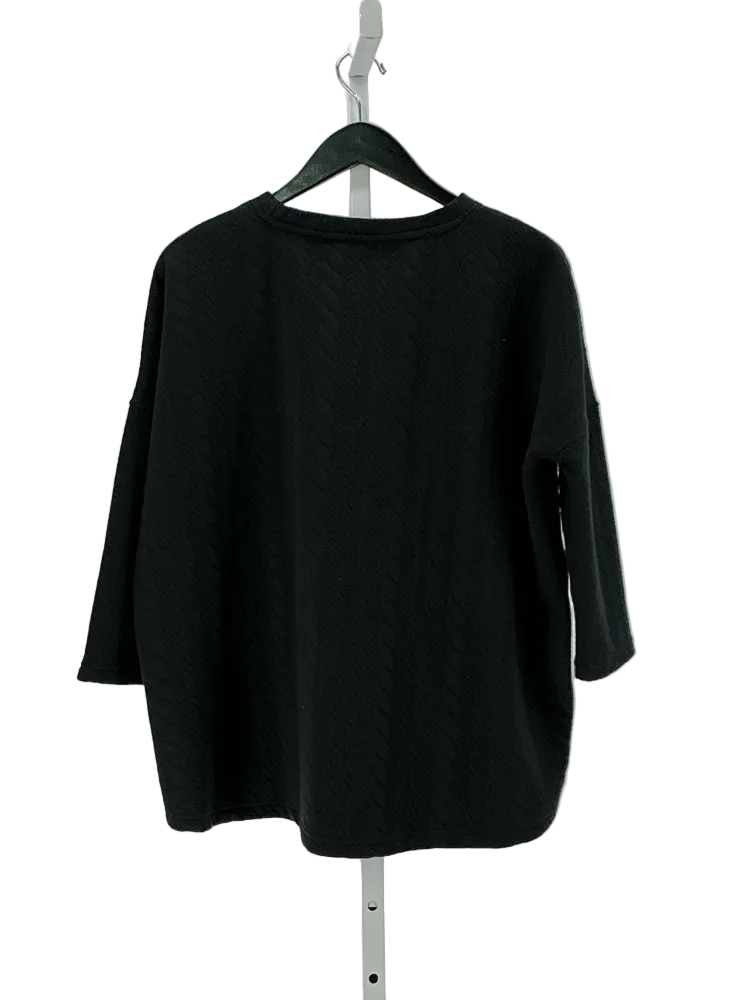 Tuckernuck Size M/L Black Sweatshirt