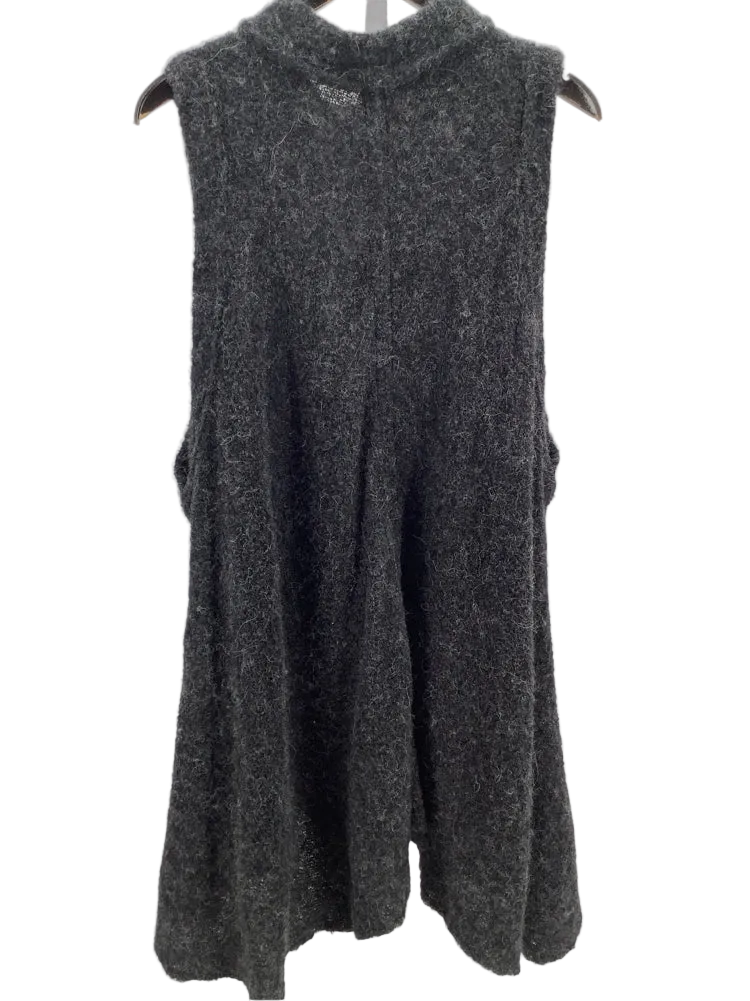 Free People Size M Washed Black Stan Smith Cardigan