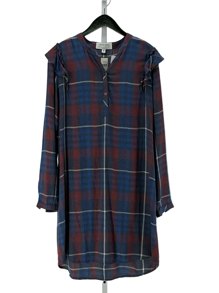 Cloth & Stone Size XL Blue Multi Dress