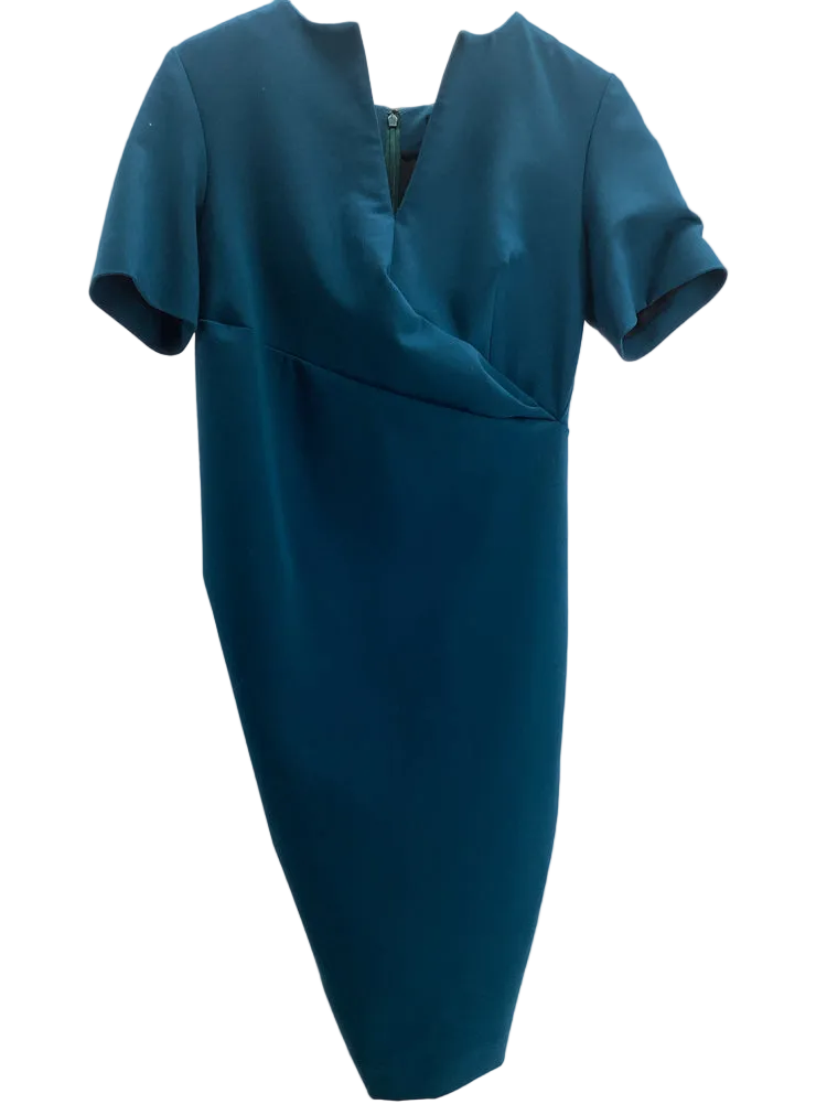 Oscar de la Renta Size 12 Teal Dress