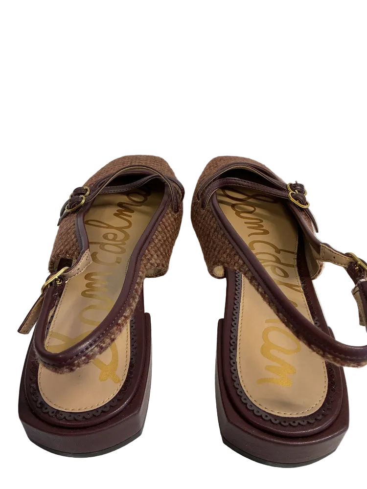 Sam Edelman Shoe Size 10 Brown Mary Jane