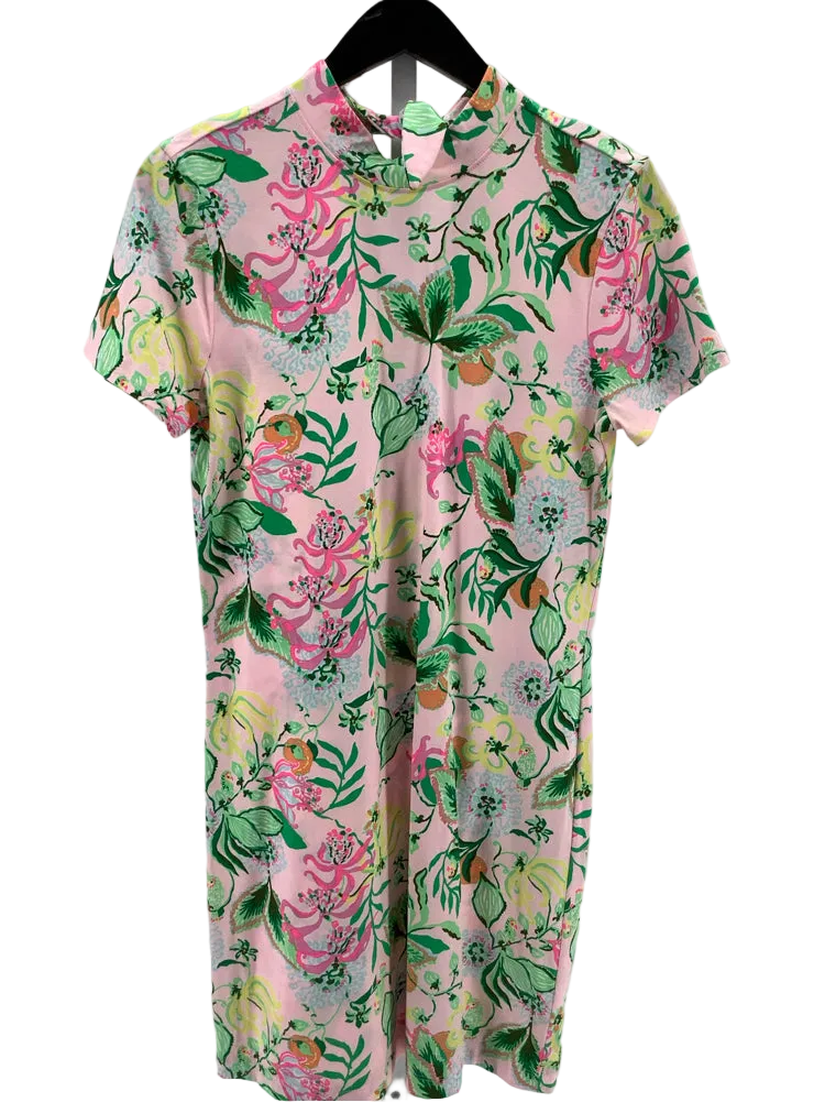 Lilly Pulitzer Size M Pink multi Hallie Dress