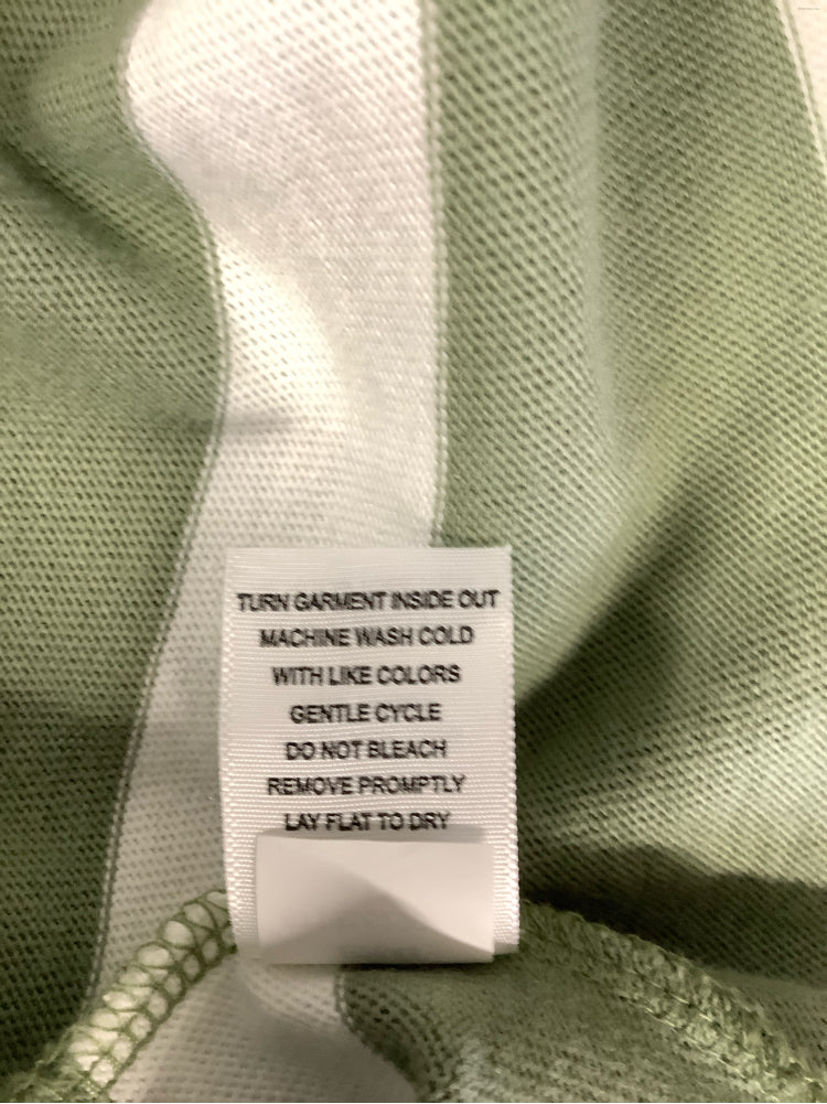 AYR Size M Green & White Early Morning Shirt