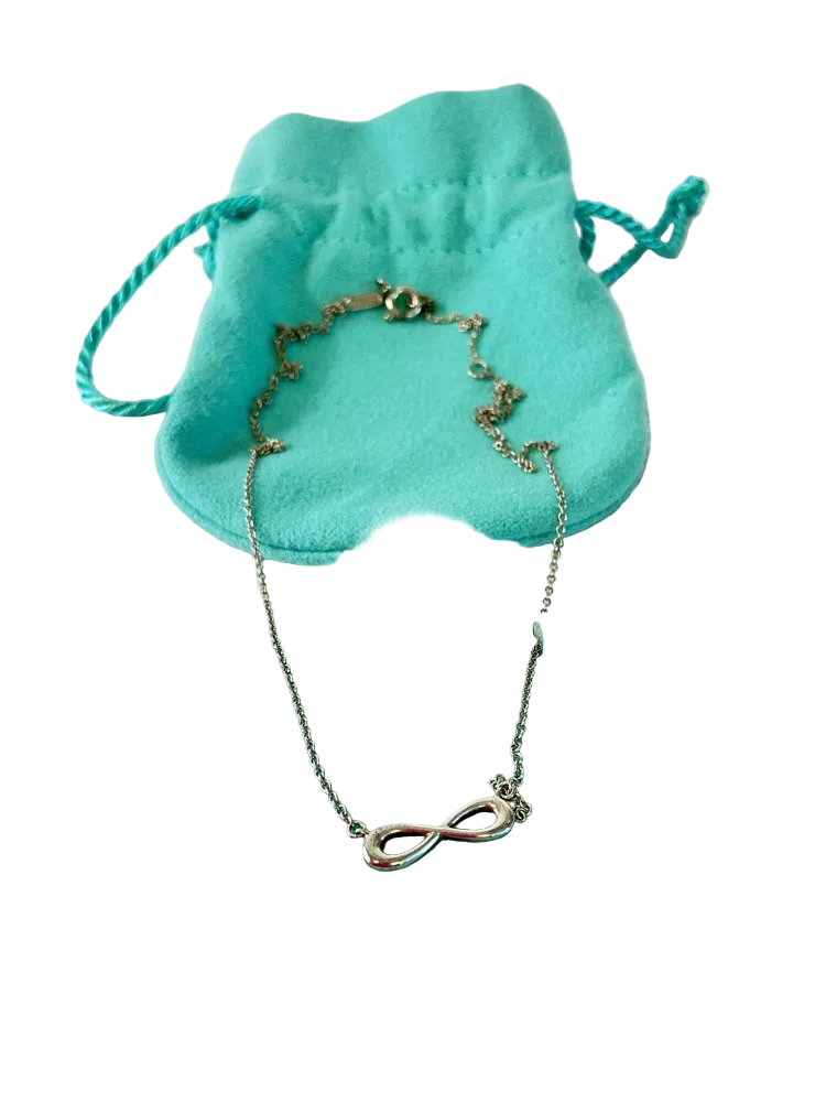 Tiffany & Co Silver Infinity pendant Necklace