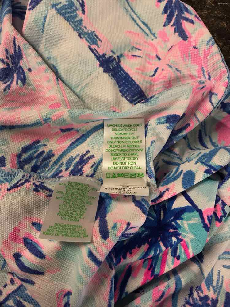 Lilly Pulitzer Luxletic Size XS Blue Multi Dania Dress