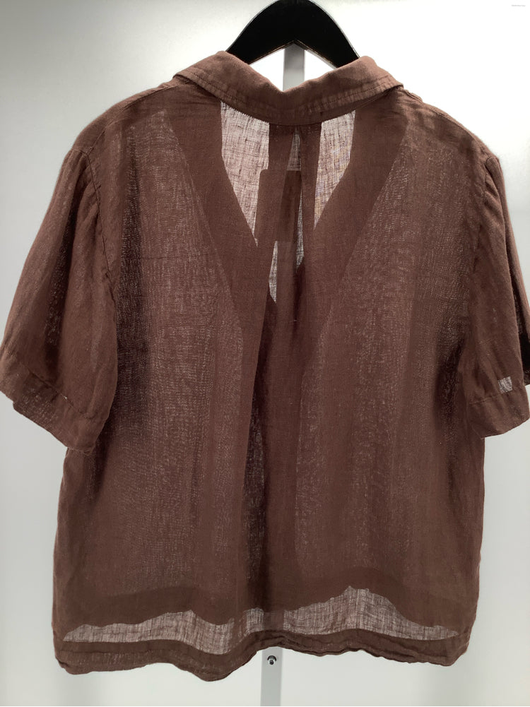 Cloth & Stone Size M Brown Shirt