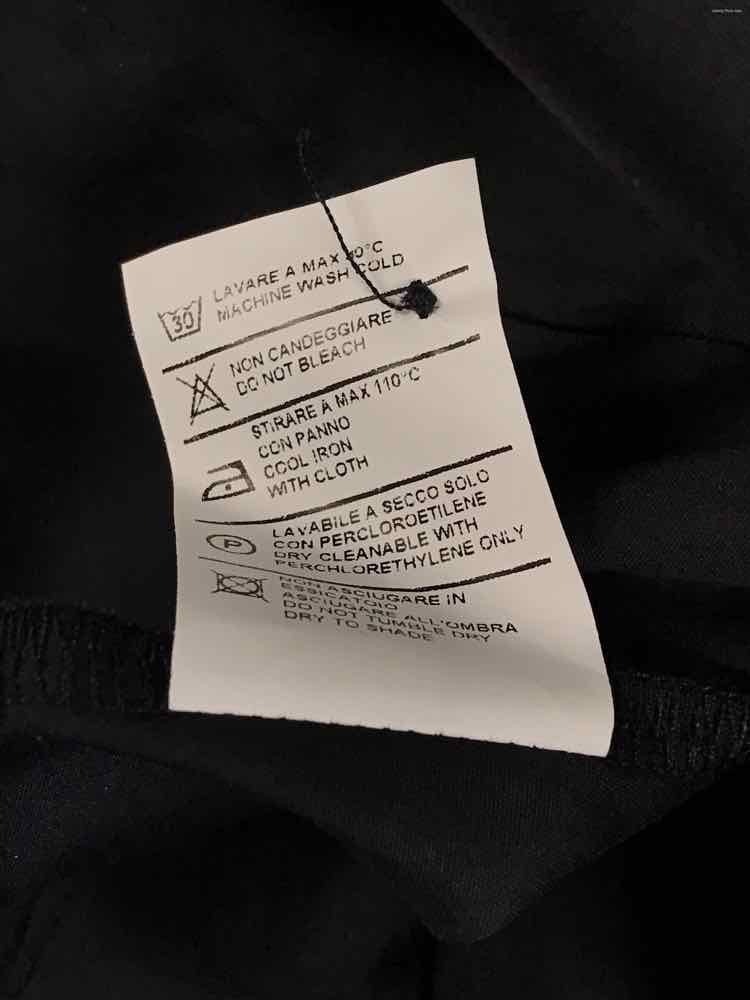 Walter Voulaz Size 12 Black Shirt