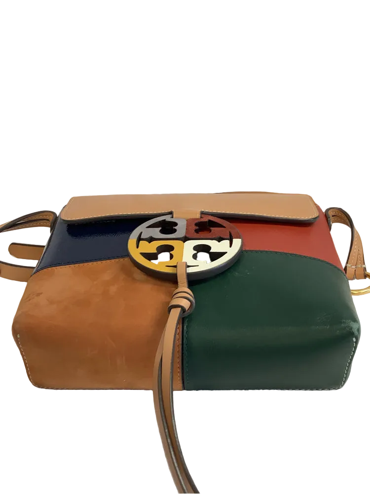 Tory Burch Tan Multi Miller Handbags