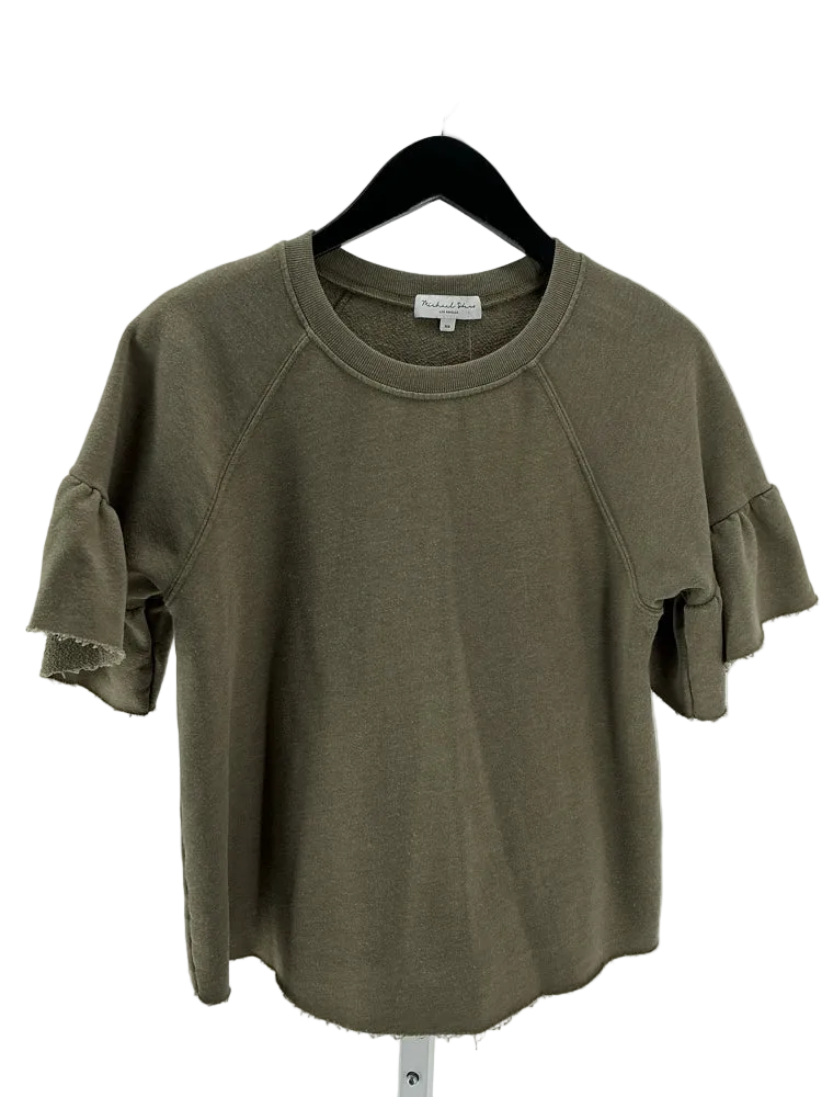 Michael Stars Size XS Green Sweatshirt