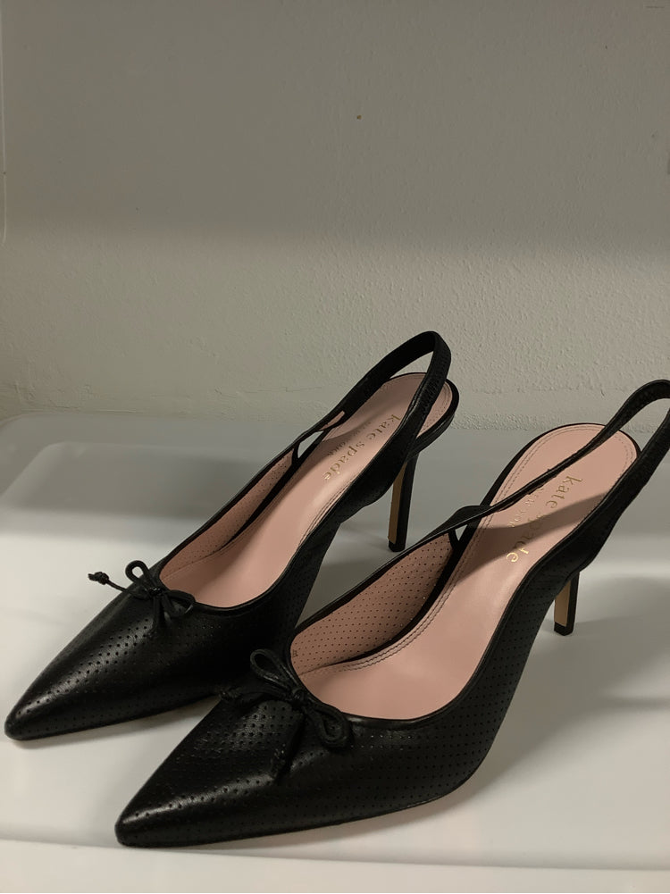 Kate Spade Shoe Size 8 Black Veronica Slingbacks
