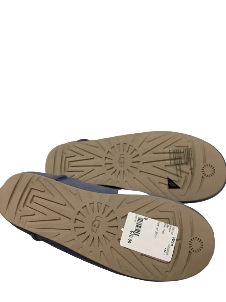 Ugg Shoe Size 9 Blue Elea Slippers