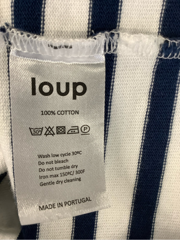 Loup Size XS White & Navy Marianne Shirt