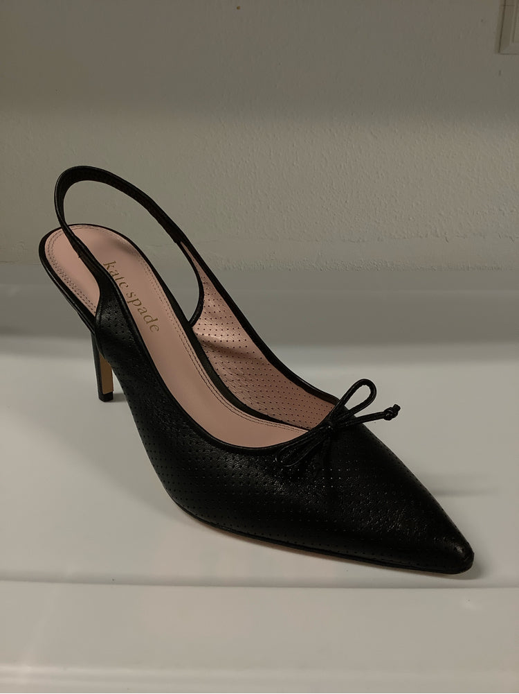 Kate Spade Shoe Size 8 Black Veronica Slingbacks
