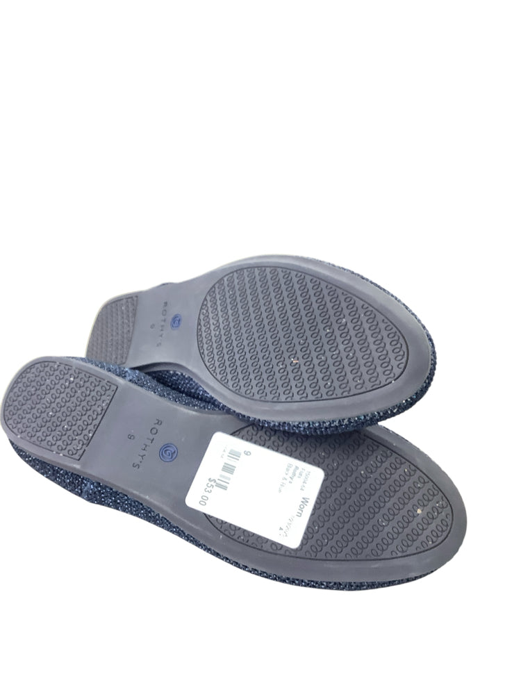 Rothy's Shoe Size 9 Black & Blue Flats