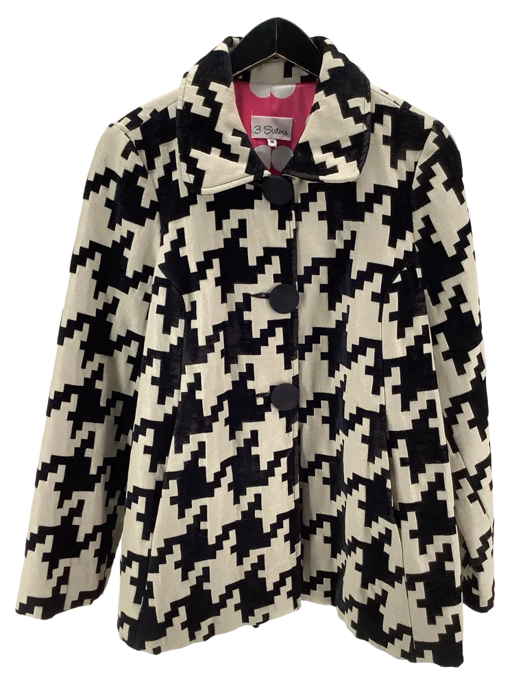 3 Sisters Size M Tan & Black Jacket