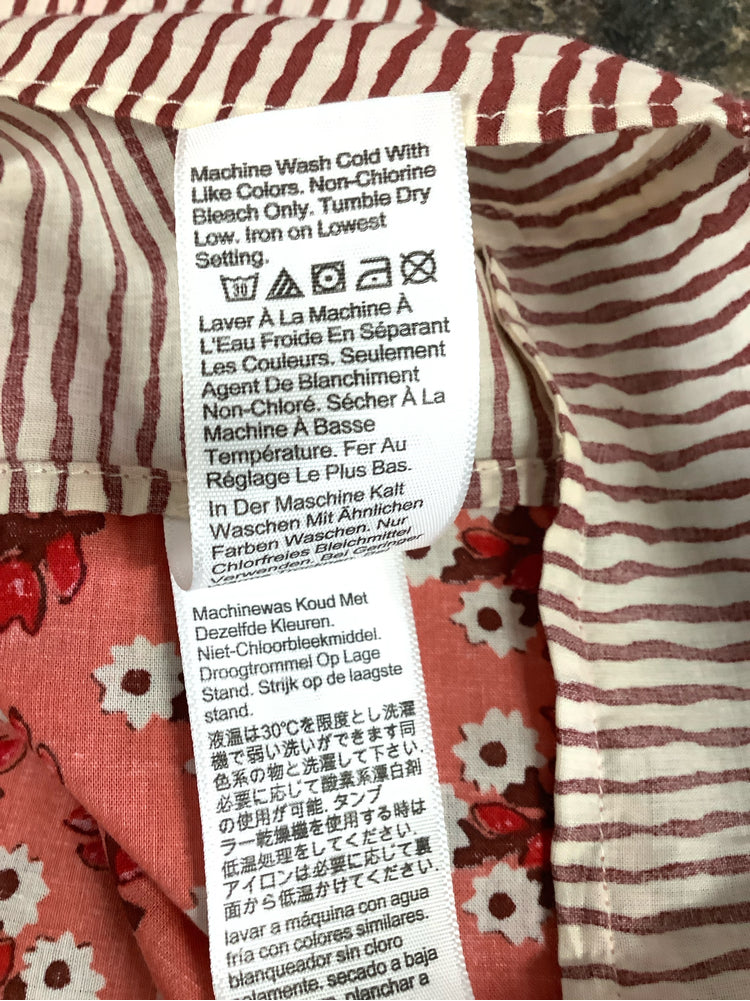 Jcrew Size L Red multi Dress