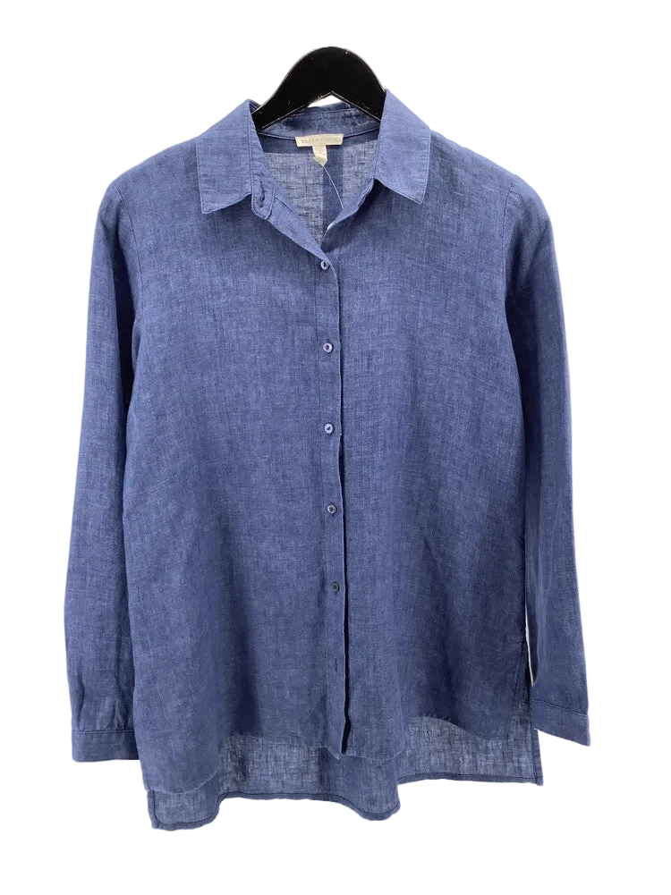 Eileen Fisher Size XXS Blue Shirt