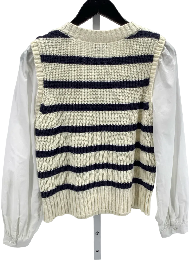 Rails Size M White multi BAMBI Sweater