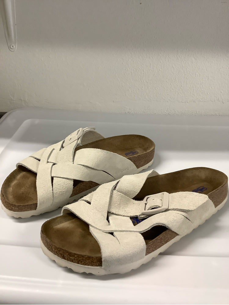 Birkenstock Shoe Size 6.5 Off White Lugano Sandals