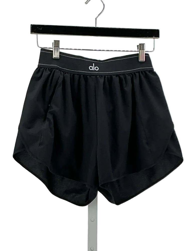 Alo Size S Black MATCH POINT Shorts