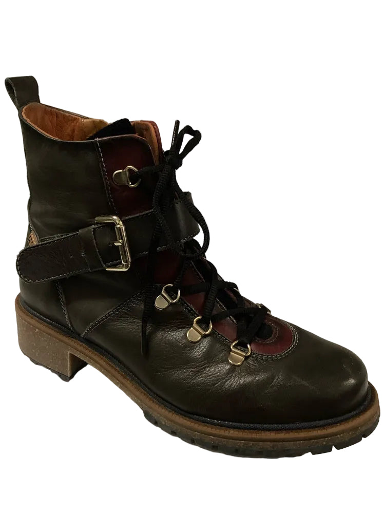 Pikolinos Shoe Size 7.5 Brown Aspe Booties