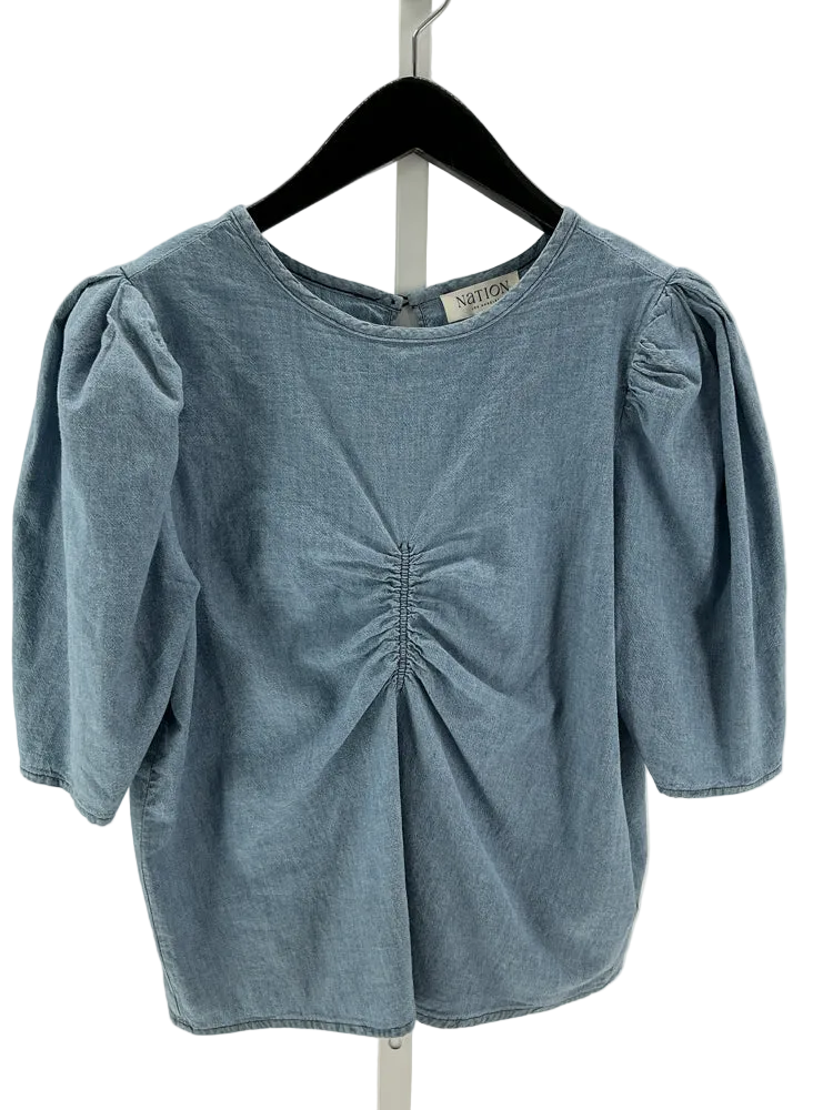 Nation Size M Blue Shirt