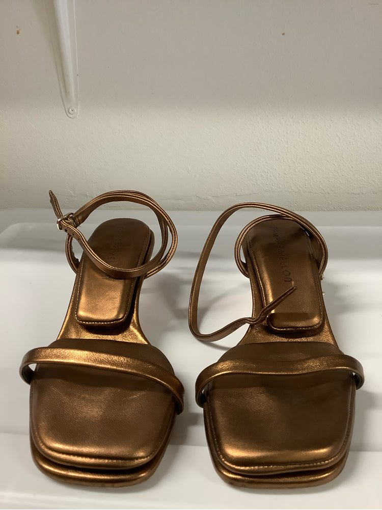 Tamara Mellon Shoe Size 7 Bronze Heels