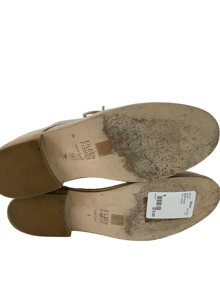 Eileen Fisher Shoe Size 9 Tan Harlow Oxford