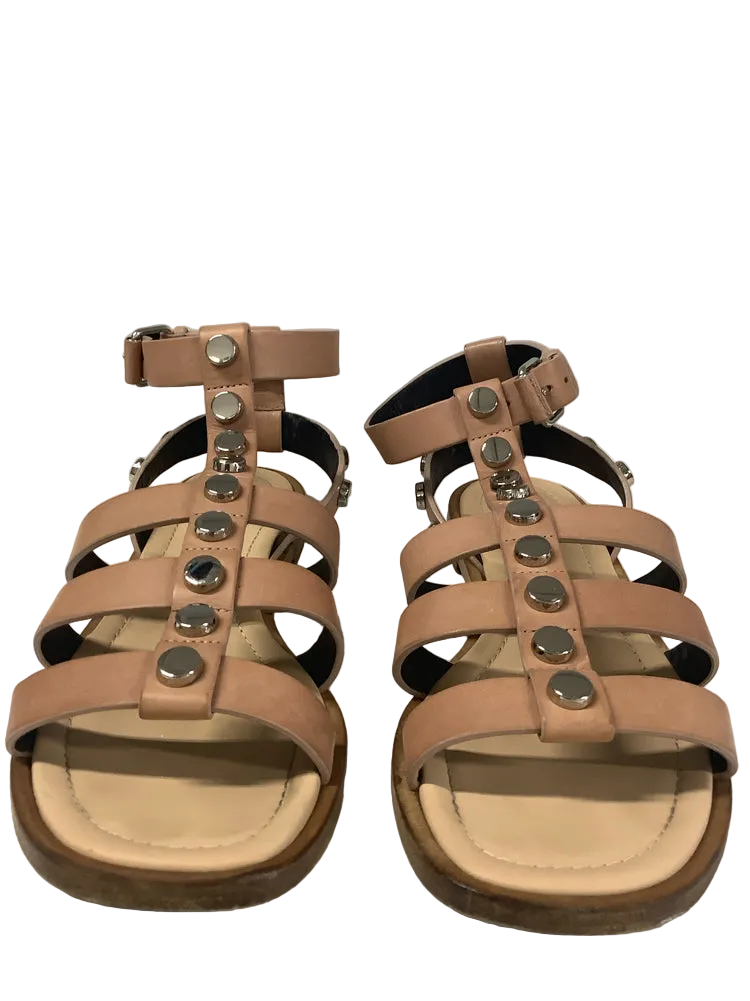 Balenciaga Shoe Size 8 Tan Sandals