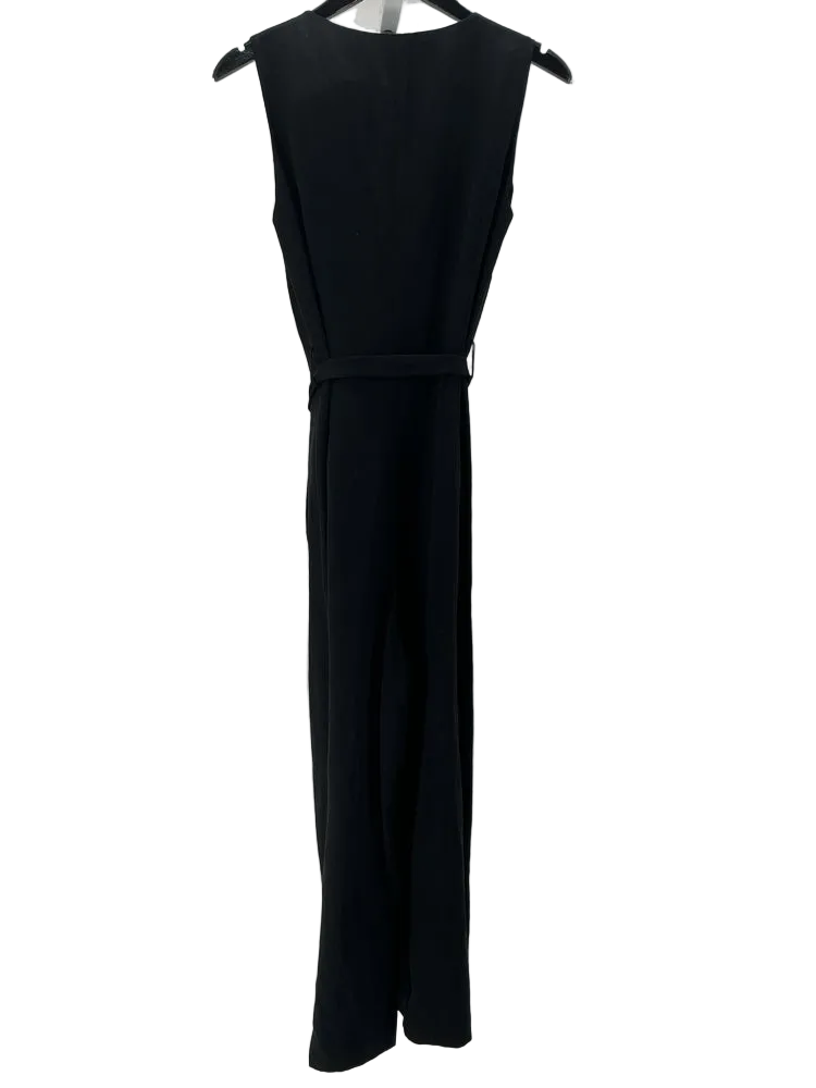 Massimo Dutti Size 4 Black Jumpsuit