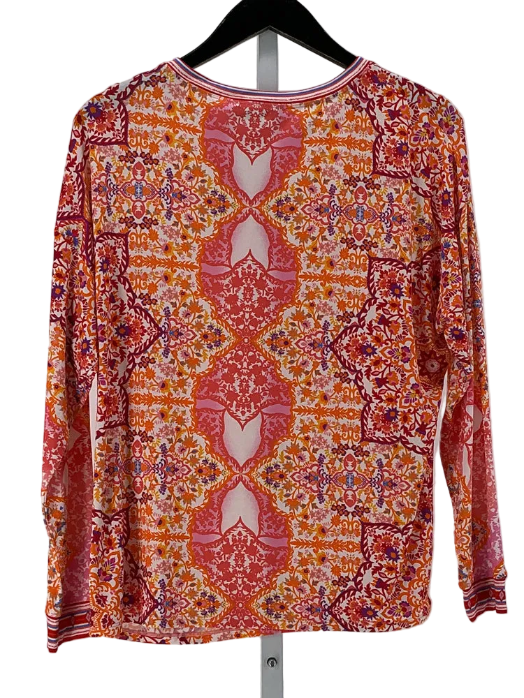 Hale Bob Size S Orange Multi Shirt