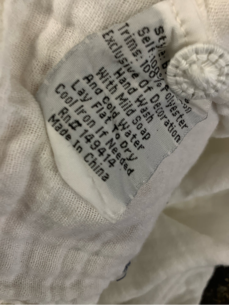 Johnny Was Size L White multi Shirt