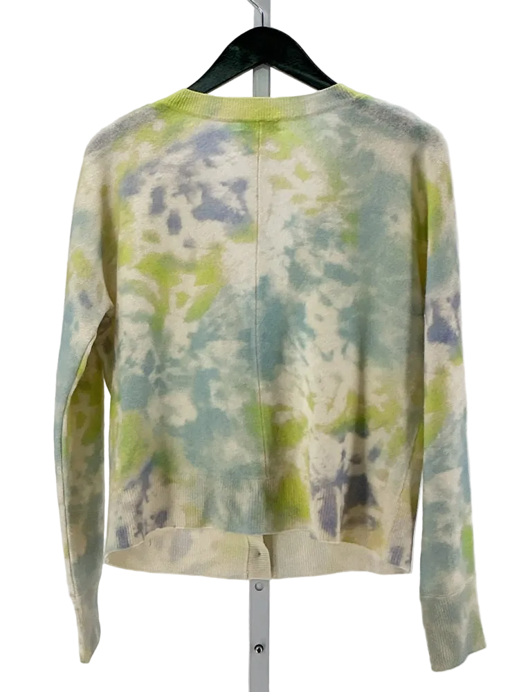 Kinross Size M Green multi Cardigan