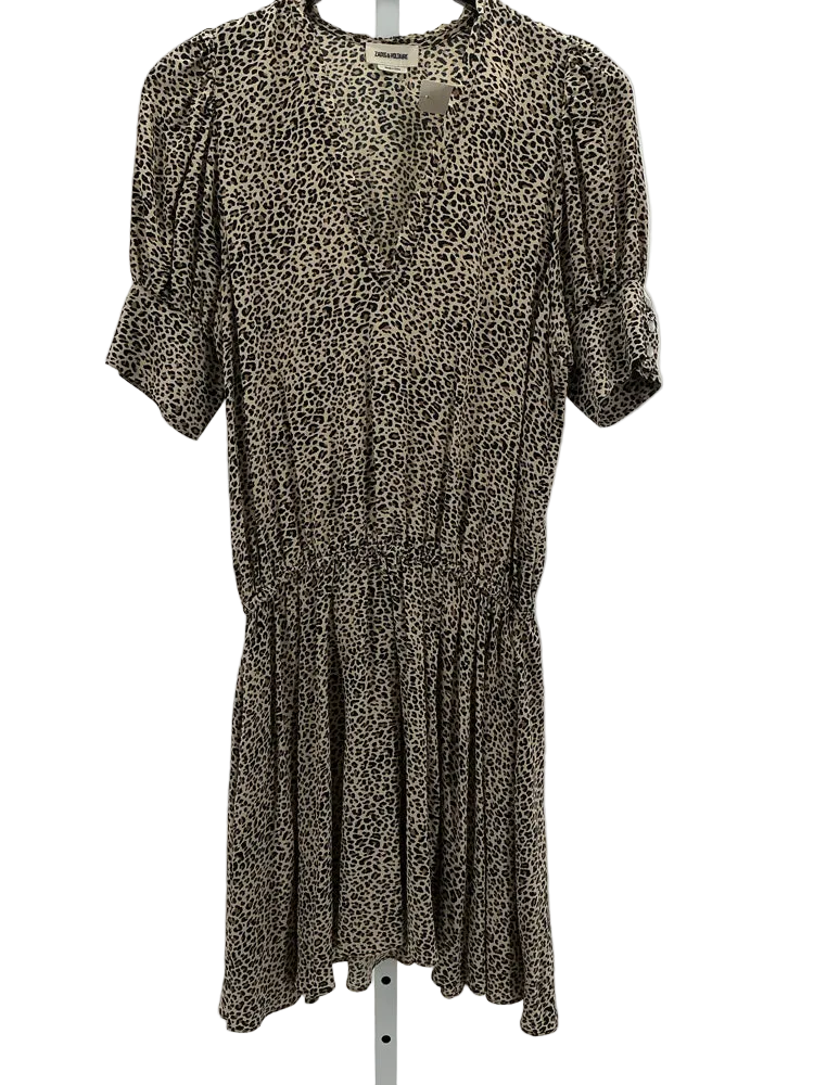 Zadig & Voltaire Size S Tan & Black Dress