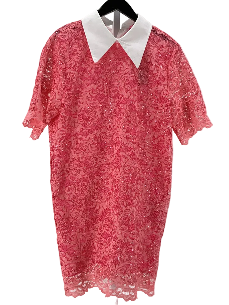 Stella Nova Size 6 Pink & White Dress