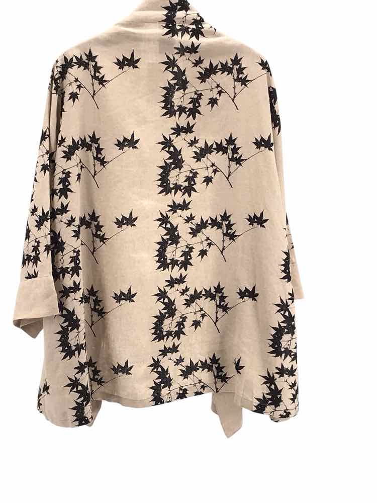chrzaszcz Size L Tan & Black Cardigan