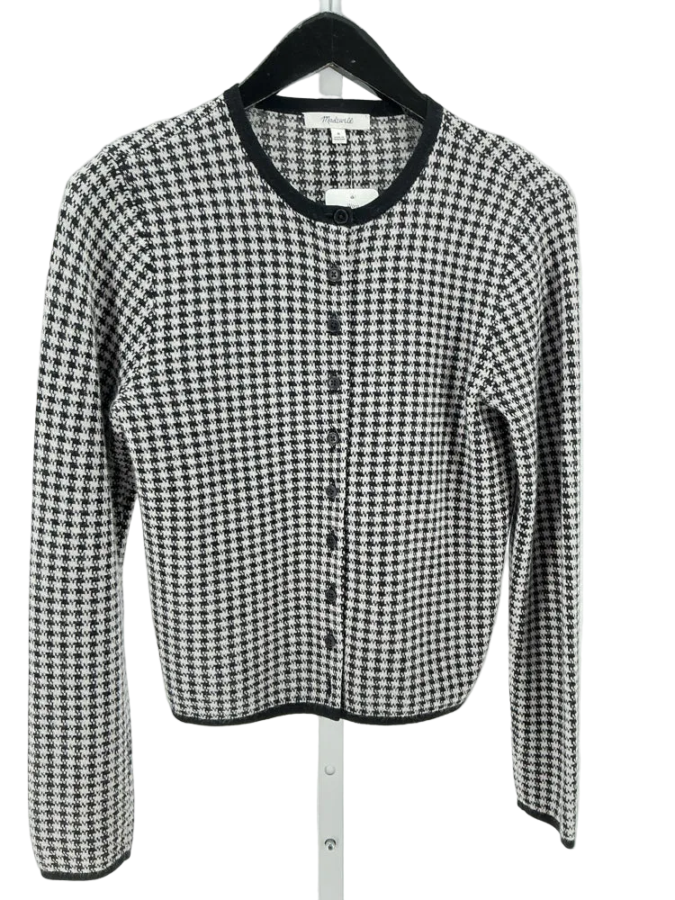Madewell Size M Black & White Sweater