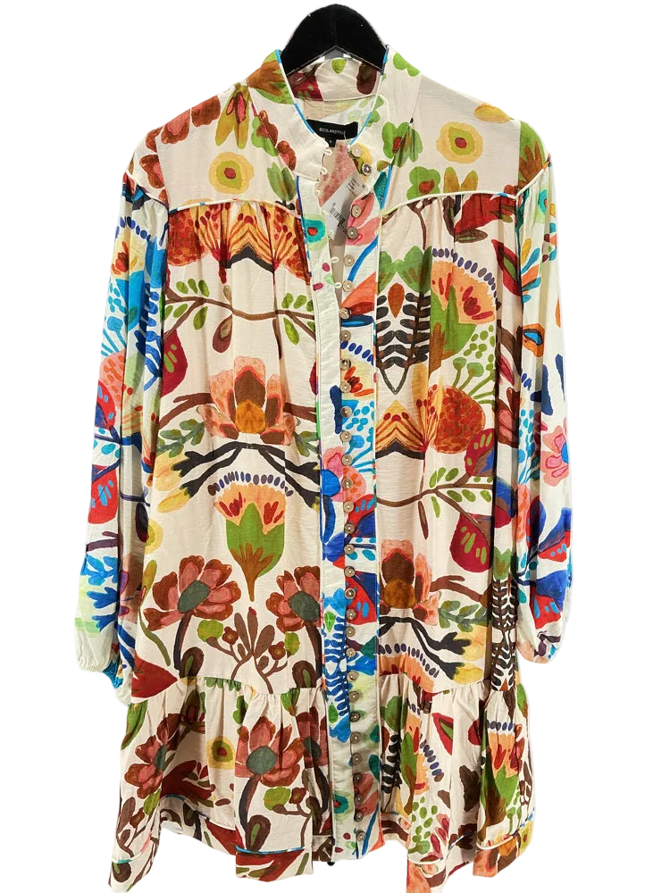 Beulah Size S Brown Multi Dress